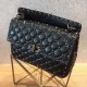 Valentino Spike Medium Bag Crinkled Lambskin Black High