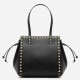 Valentino Black Double Handle Drawstring Bag High