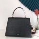 Valentino Vsling Handbag In Black Grainy Calfskin High