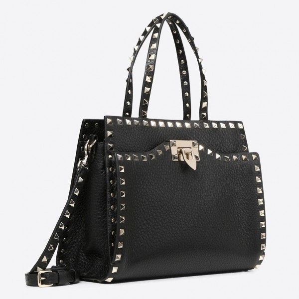 Valentino Black Small Top Handle Bag High