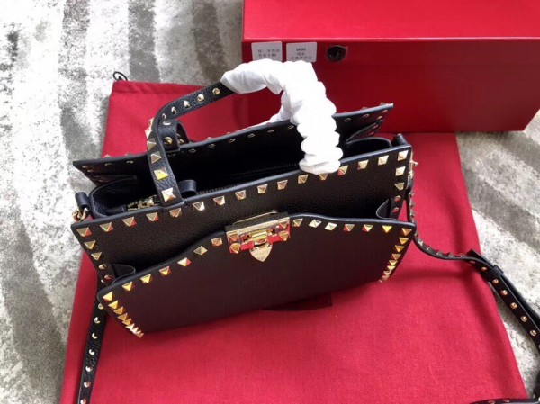 Valentino Black Small Top Handle Bag High