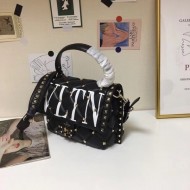 Valentino Garavani Quilted Candystud Bag Black VLTN High