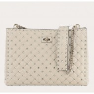 Valentino Spike Tote Bag White High