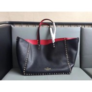 Valentino Black Medium Reversible Tote High