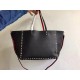 Valentino Black Medium Reversible Tote High