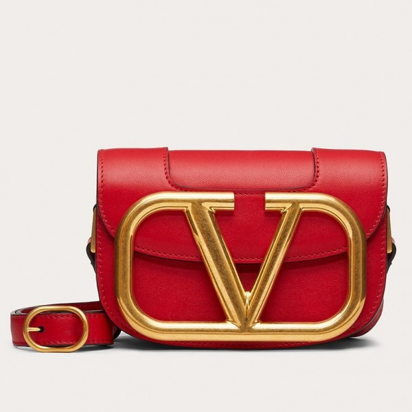 Valentino Spike Small Bag Lambskin Navy High