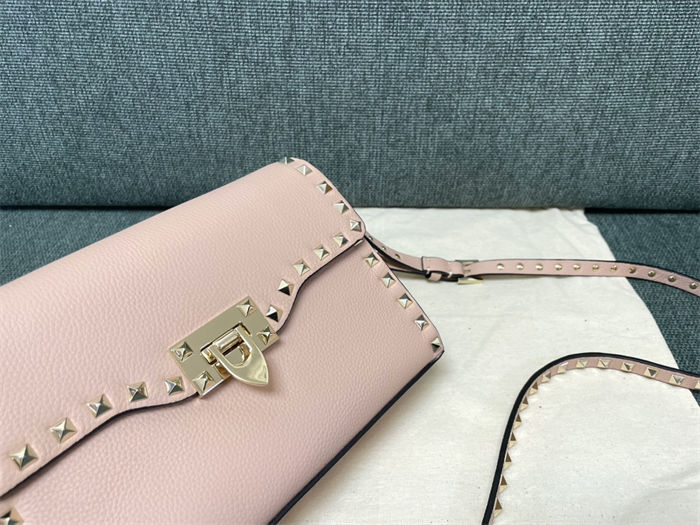 Valentino Small Crossbody Bag In Poudre Grained Leather High