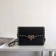 Valentino Small Crossbody Bag In Black Grained Leather High