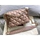 Valentino Small Candystud Crossbody Bag In Poudre Lambskin High