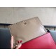 Valentino Medium Clutch In Red Calfskin High