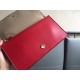 Valentino Medium Clutch In Red Calfskin High