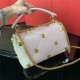 Valentino GARAVANI ROMAN STUD NAPPA CHAIN BAG Nude High