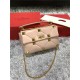 Valentino GARAVANI ROMAN STUD NAPPA CHAIN BAG Rose Cannelle High