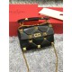 Valentino GARAVANI Small ROMAN STUD NAPPA CHAIN BAG Black High