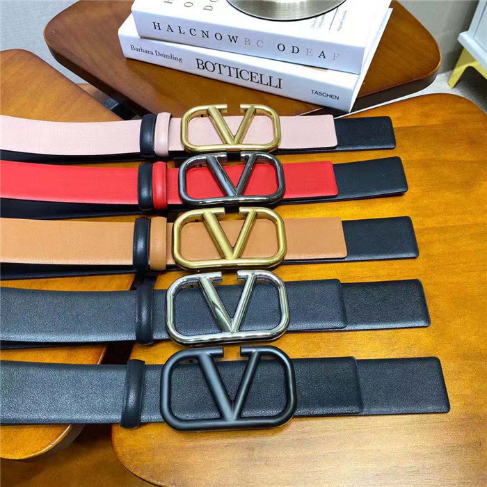 Valentino Reversible Belt 40MM Red/Black High