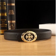 Versace Medusa Round Buckle Leather Belt 38mm High