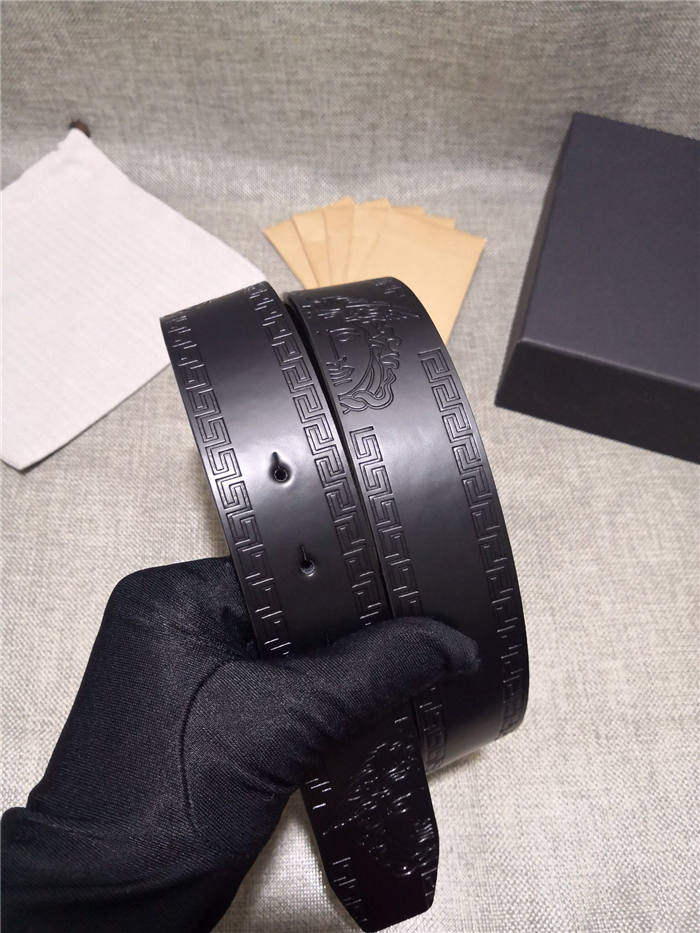 Versace Medusa Round Buckle Belt 38mm High