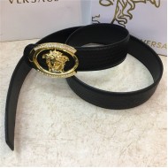 Versace MEDUSA LEATHER BELT 38mm High