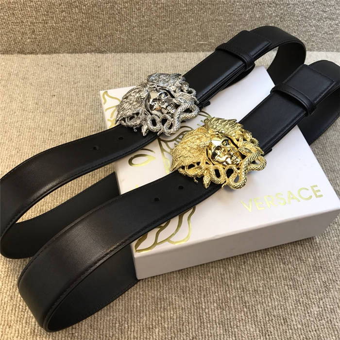 Versace MEDUSA LEATHER BELT 38mm High