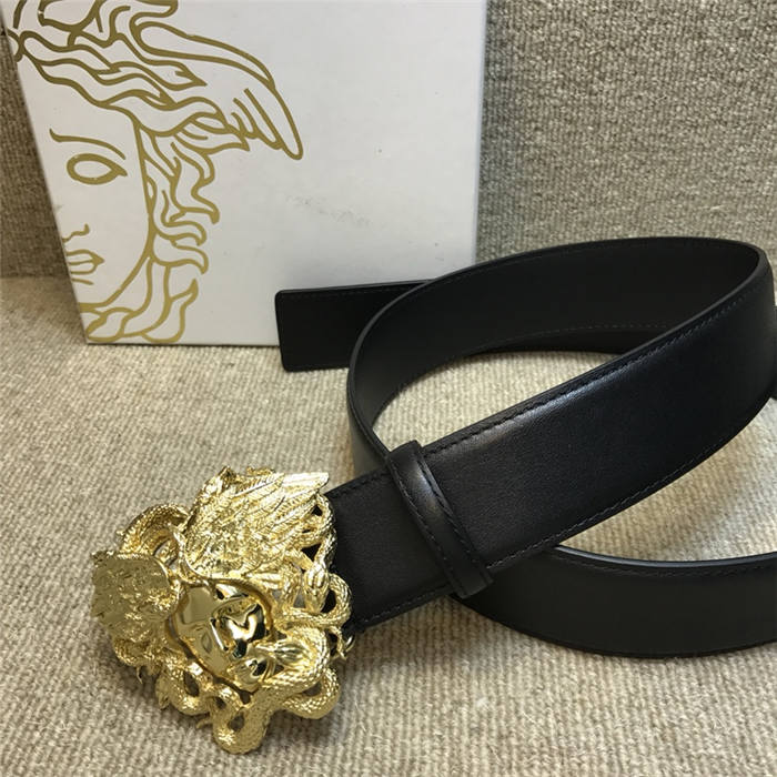 Versace MEDUSA LEATHER BELT 38mm High