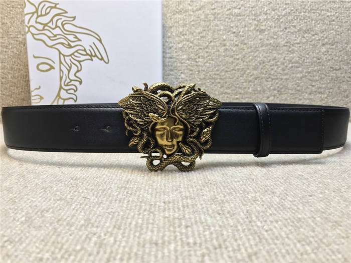 Versace MEDUSA LEATHER BELT 38mm High