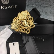 Versace MEDUSA LEATHER BELT 38mm High