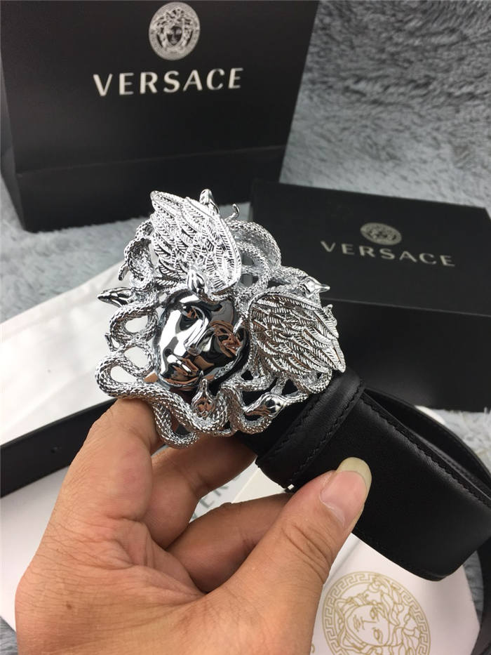 Versace MEDUSA LEATHER BELT 38mm High