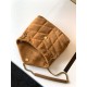 LOULOU PUFFER SMALL BAG IN QUILTED Suede High