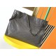 NIKI SHOPPING BAG IN CRINKLED VINTAGE LEATHER High