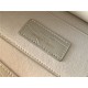 SUNSET MEDIUM IN CROCODILE EMBOSSED SHINY LEATHER Gold-Metal White High