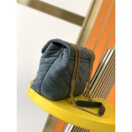 LOULOU SMALL BAG IN Y-QUILTED SUEDE High