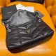 LOULOU PUFFER SMALL BAG IN QUILTED LAMBSKIN Silver-Tone Black High