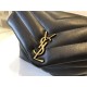 LOULOU TOY BAG IN Y-QUILTED LEATHER Gold-Tone Black High