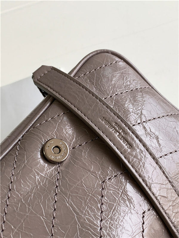 NIKI CHAIN WALLET CRINKLED LEATHER High