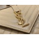 ENVELOPE MEDIUM BAG IN MIX MATELASSÉ GRAIN DE POUDRE EMBOSSED LEATHER Beige-Gold High