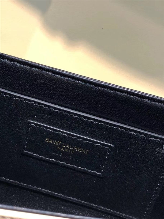 SOLFERINO MEDIUM SATCHEL IN BOX SAINT LAURENT LEATHER High