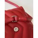 LOULOU TOY BAG IN MATELASSÉ "Y" LEATHER Red mid