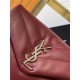 LOULOU TOY BAG IN MATELASSÉ "Y" LEATHER Wine mid