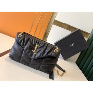 PUFFER SMALL BAG IN QUILTED LAMBSKIN mid