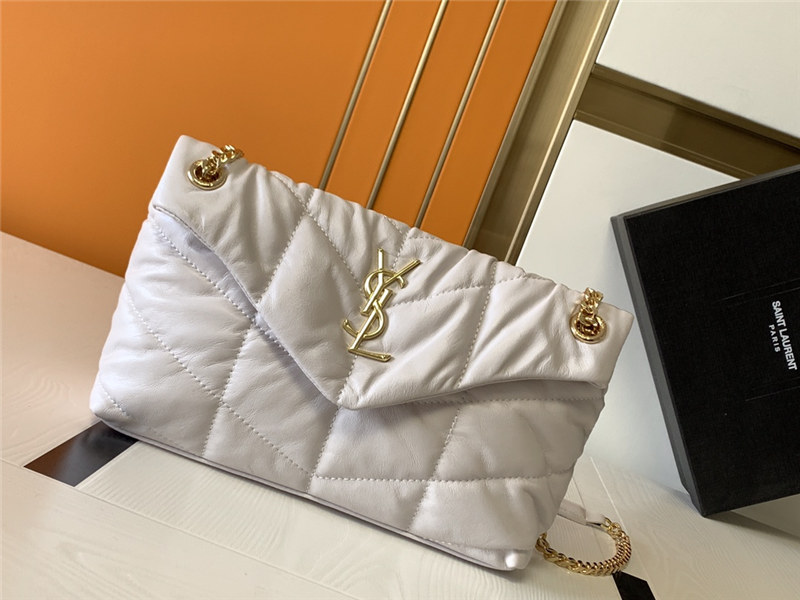 PUFFER SMALL BAG IN QUILTED LAMBSKIN mid