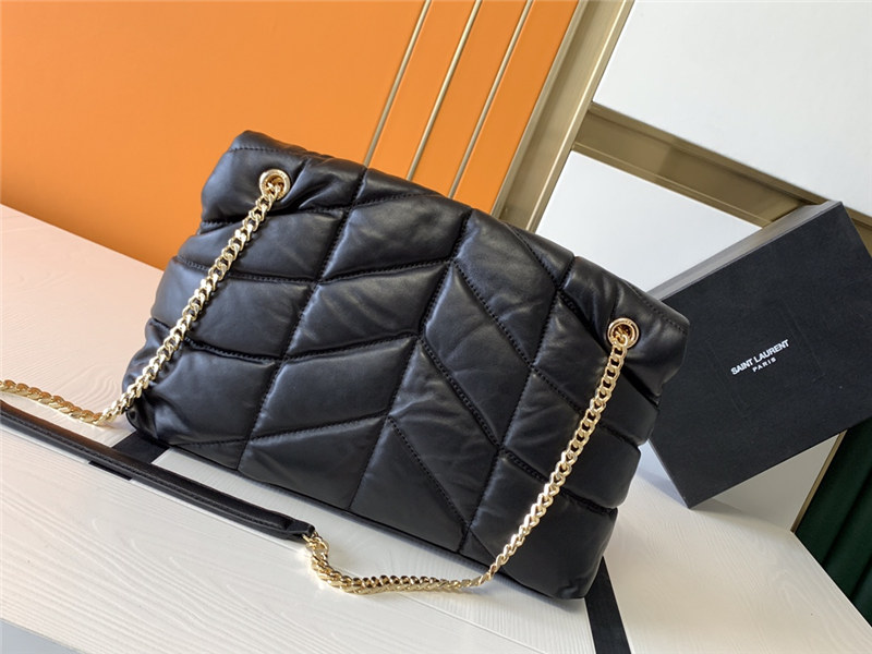 PUFFER MEDIUM BAG IN QUILTED LAMBSKIN mid