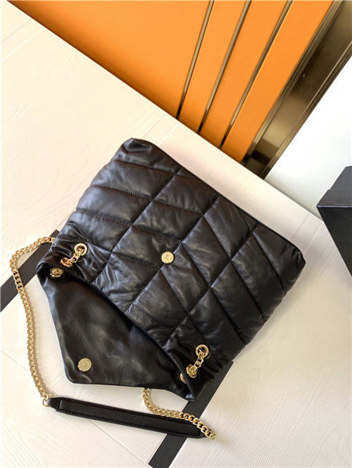 PUFFER MEDIUM BAG IN QUILTED LAMBSKIN mid