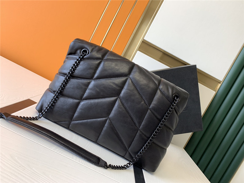 PUFFER MEDIUM BAG IN QUILTED LAMBSKIN mid