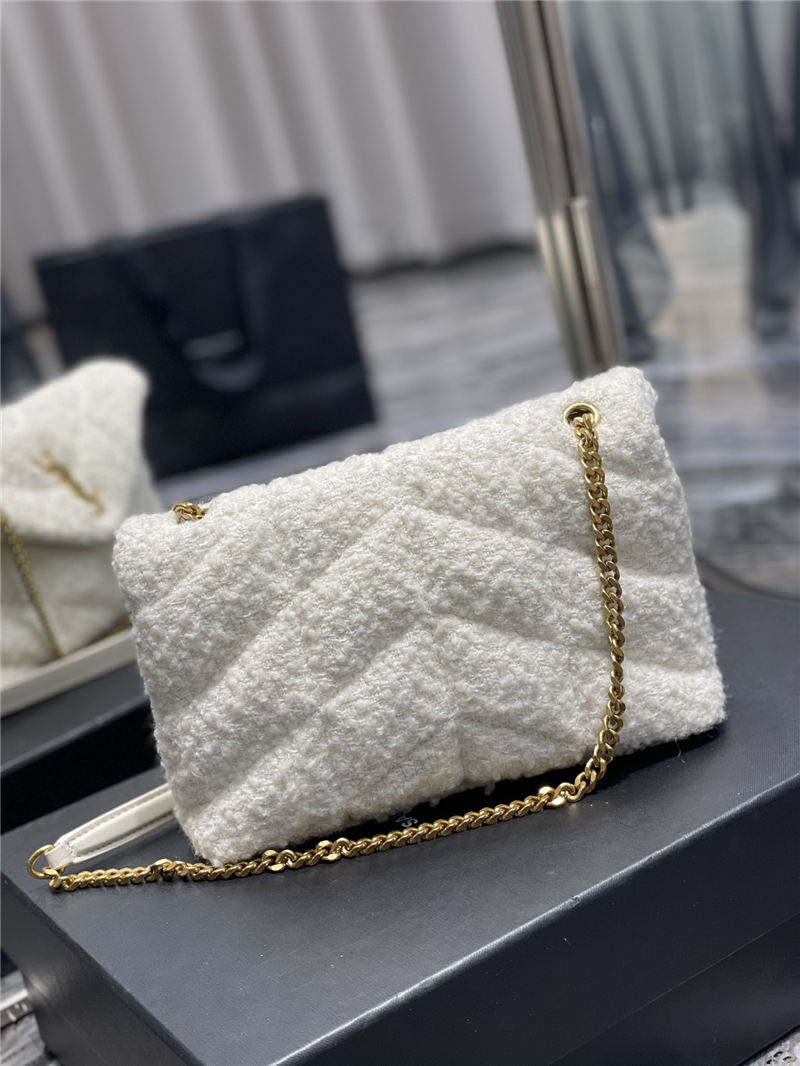 LOULOU PUFFER MINI BAG A/W White High