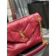 LOULOU PUFFER MEDIUM BAG IN QUILTED LAMBSKIN Gold-Tone Red High