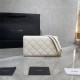 BECKY CHAIN WALLET IN QUILTED LAMBSKIN White High