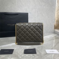 BECKY SMALL CHAIN BAG IN QUILTED LAMBSKIN Taupe High