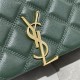 BECKY SMALL CHAIN BAG IN QUILTED LAMBSKIN Green High